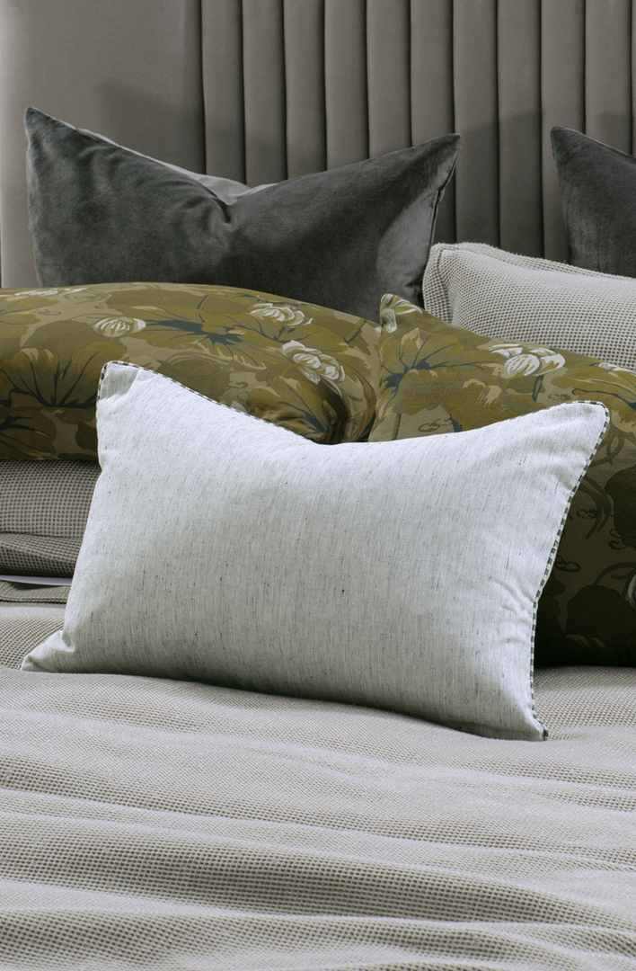 Bianca Lorenne - Tobiishi Grey Comforter (Cushion-Eurocases Sold Separately) image 1